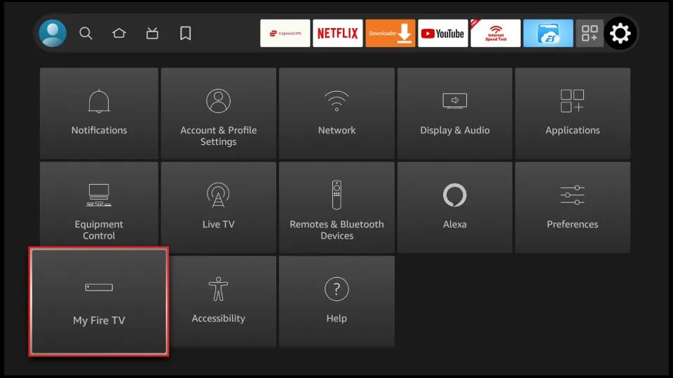 Step 2: Select My Fire TV